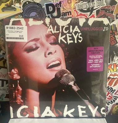 ALICIA KEYS Unplugged 20 NEW 2LP VINYL W/HYPE STICKER Foto 1 de 2