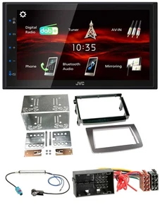 JVC USB Bluetooth MP3 DAB 2DIN Autoradio für Alfa Romeo Mito ab 14 955 silber - Bild 1 von 10