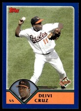 2003 Topps Traded & Rookies Deivi Cruz Baltimore Orioles #T68