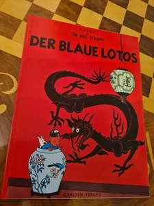 Tim und Struppi "Der blaue Lotos " (1. Auflage von 1975) - Bild 1 von 2