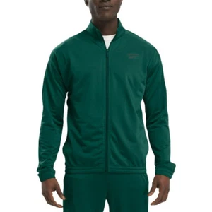 REEBOK Collegate Green Vector Logo Performance Track Jacket NEW Large - Picture 1 of 2