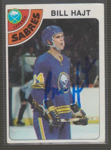 Autografo 78/79 Topps Bill Hajt - Sciabole - Foto 1 di 1