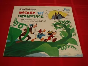 Walt Disney's Mickey And The Beanstalk 1963 LP DQ-1248 Happy Day Fee Fi Fo Fum - Imagen 1 de 8