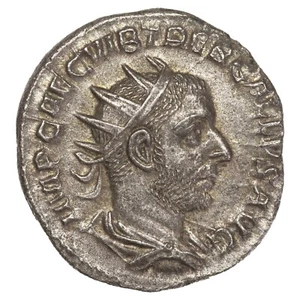 Monnaie romaine TRÉBONIEN GALLE Antoninien 252 Revers Pietas RIC.42 SUP billon - Imagen 1 de 2