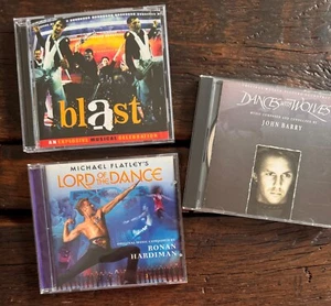 CD BLAST LORD OF THE DANCE MICHAEL FLATLEY DANCES WITH WOLVES JOHN BARRY 3 DISCS - Imagen 1 de 2