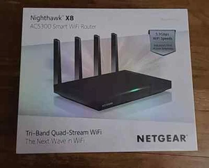 NETGEAR Nighthawk X8 AC5300 Smart WiFi Router - Picture 1 of 6