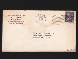 OPC 1946 Chicago Ill City of Chicago Perfin I/WILL I117 47037 - Bild 1 von 2