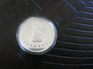1998 MEXICO PRE COLUMBIAN TOLTECA JAGURA .999 1/4 OZ SILVER 1 PESO PROOF COIN - Picture 1 of 4