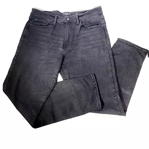 Pantalones de mezclilla elásticos de pierna recta lavados oscuros negros Lucky Brand para hombre talla 36x32 - Imagen 1 de 11