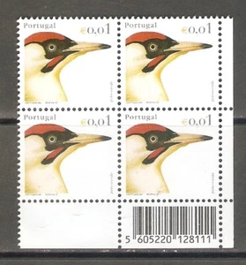 Portugal sc#2530 (2003) Birds 1c in block of 4 OG MNH** - Picture 1 of 1
