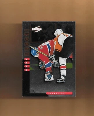 1997-98 Score GOLDEN BLADES Card # 130 MARK RECCHI MONTREAL CANADIENS SHARP! - Image 1 of 2