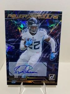 2021 Derrick Henry Panini Donruss "Power Formulas" Auto Card /25 - Picture 1 of 3