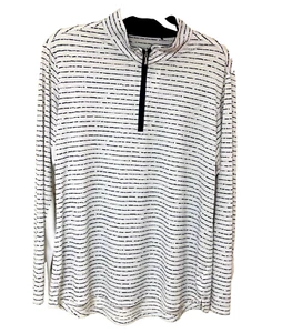 San Soleil 1/4 Zip Performance Top Women XL Vents Wicking UPF Tennis Golf Boat - Picture 1 of 6