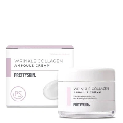 PRETTY SKIN Wrinkle Collagen Ampoule Cream 50ml Anti Aging Cream Moisture Cream - Image 1 of 4