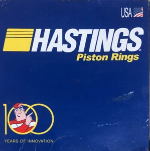 Hastings 4721S020 Single Cylinder Piston Ring Set Free Shipping - Bild 1 von 3