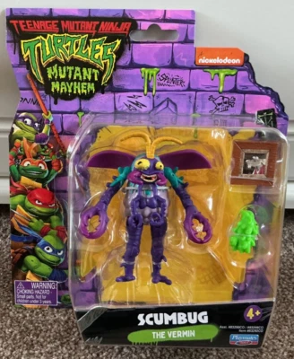 TMNT Teenage Mutant Ninja Turtles Mutant Mayhem Scumbug Action Figure New - Image 1 of 4