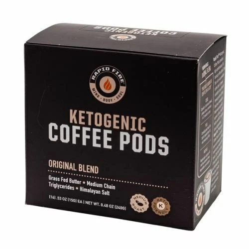 Rapid Fire Ketogenic Coffee Pods - 8.48oz, 16 Pods