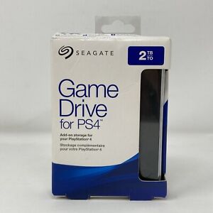 Seagate Game Drive 2TB External Hard Drive PS4 SRD00F1 In Box (E7)