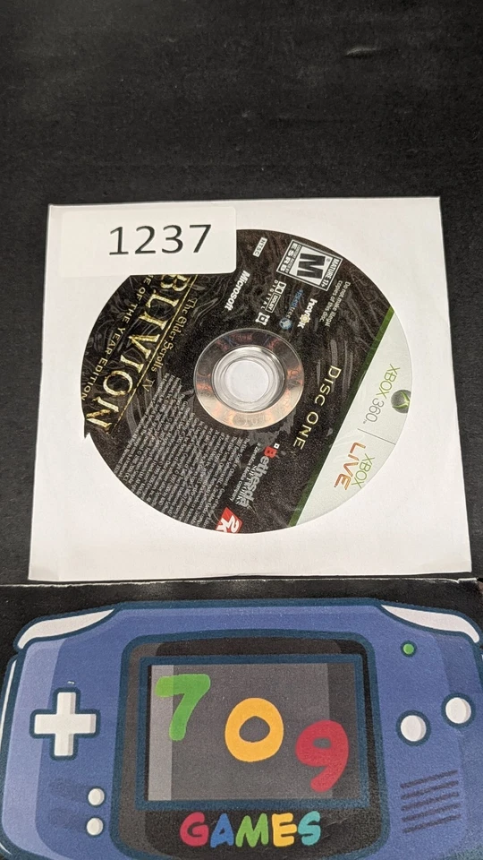 The Elder Scrolls IV: Oblivion (Microsoft Xbox 360, 2006) GOTY DISC ONLY - Image 1 of 1