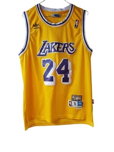 KOBE BRYANT Los Angeles Lakers ADIDAS Hardwood Classics NBA Basketball S Jersey - Picture 1 of 6