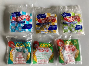 McDonald's Happy Meal Toy Vehicle Car Lot Of 6 Racing Series NASCAR Hot Wheels - Picture 1 of 8