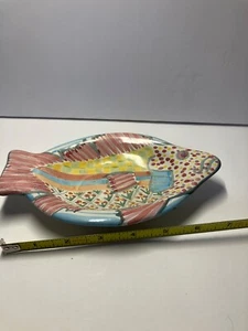 Not Perfect Vintage Victoria & Richard MacKenzie Child 2995 Fish Dish - Picture 1 of 14