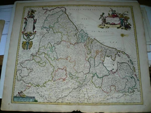 Novissima et accuratissima XVII PROVINCIARUM... Danckerts Justus-scarce map - Picture 1 of 11