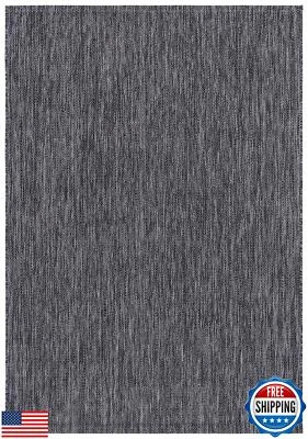 SAFAVIEH Courtyard Collection 2' x 3'7" Black/Grey CY8520 Solid Indoor/ Outdo - Image 1 of 4