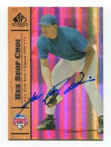 2001 SP Top Prospects Hee Seop Choi Signed Card Baseball Autographed AUTO #56 - Picture 1 of 2