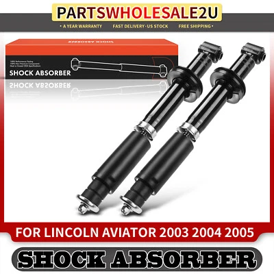 Amortiguador trasero izquierdo y derecho 2 piezas para Lincoln Aviator 2003-2005 4,6 L SUV Foto 1 de 4