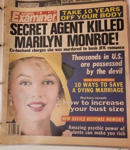 Marilyn Monroe Tabloid clipping - National Examiner - 7/7/81 - Picture 1 of 1