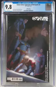 FUTURE STATE SUPERMAN OF METROPOLIS #2 DC COMICS VARIANT CGC 9.8 NM/M GRADED - Picture 1 of 3