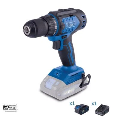 Akkuschrauber 20V Akku 4.0Ah und Ladegerat ixes Scheppach bc-dd60-x - Bild 1 von 4