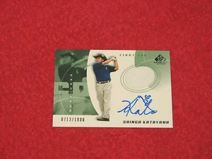 SHINGO KATAYAMA 2002 SP GAME USED AUTO SHIRT RELIC RC #74 0713/1000 (H-1506) - Bild 1 von 1