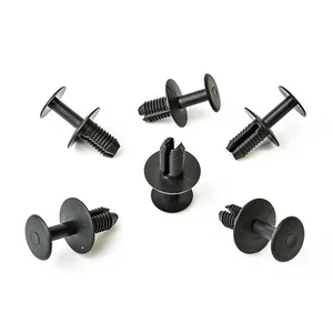 15x RADKASTEN CLIPS BEFESTIGUNG HALTER MERCEDES BMW VOLVO... KLIPS SCHWARZ NEU - Bild 1 von 2