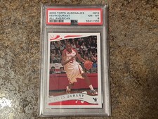 Kevin Durant 2006 Topps McDonald's All American Basketball PSA 8 #B19