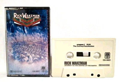 Vintage 1974 Rick Wakeman  Journey To The Centre Of The Earth Cassette Tape Rock - Image 1 of 4