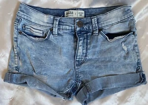 MUDD DENIM GIRLS SHORTS, SIZE 1 IN VERY GOOD CONDITION! AA17 - Picture 1 of 2