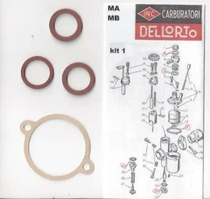 Dellorto Dichtungssatz kit1 für Baureihe MA... und MB... siehe Beschreibung - Picture 1 of 3