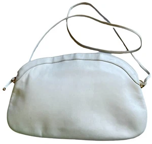 1980's Koret Handbag White Clutch/Crosbody Purse EUC - Picture 1 of 8