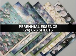 Stampin Up PERENNIAL ESSENCE Designer Series Paper - Half Pack (24) 6x6 Shts - Picture 1 of 3
