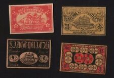 VERY OLD match box labels CHINA or JAPAN patriotic #653