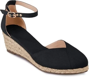 Juliet Holy Womens Sandals Closed Toe Platform Ankle Strap size 6.5US - Picture 1 of 2