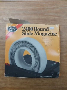 Vintage Boots 2400 Round Slide Magazine Holds 120 Slides for Hanimex Chinon etc - Picture 1 of 7