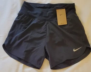 Nike Women Dri-FIT Eclipse Run Brief Lined 5" Short Black cz9568-010 Sz S M L XL - Picture 1 of 2