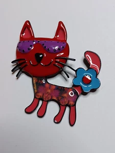 fashion cat pin - Picture 1 of 2