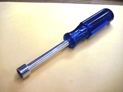 KD Tools 40659 Blue Handle 9mm Hex Nut Driver 2-3/4" Shaft Length - Image 1 of 2