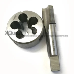 ISO PIPE thread tap and die set thread taps round dies G1/8 G1/4 G3/8 G1/2 g5/8 - Picture 1 of 3