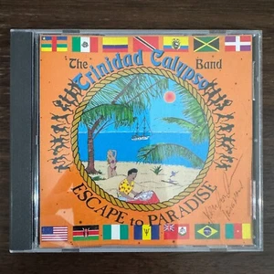 THE TRINIDAD CALYPSO BAND - ESCAPE TO PARADISE (CD) 1996!!! RARE!!! SIGNED!!! - Picture 1 of 4