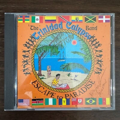 THE TRINIDAD CALYPSO BAND - ESCAPE TO PARADISE (CD)  1996!!!  RARE!!!  SIGNED!!! Foto 1 de 4